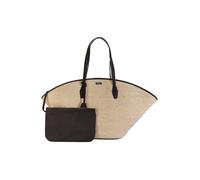 BOSS Borsa tote in rafia con rifiniture in pelle - Style NUMAH MAXI Tote RF, 50563844 Beige pz.
