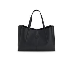 BOSS Borsa tote con monogramma Double B imbottito - Style Anett NEW L Tote, 50557890 Nero pz.