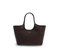BOSS Borsa tote in pelle con scritta del logo - Style Lenah Tote SU, 50558477 Viola scuro pz.
