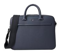 BOSS Borsa Uomo Similpelle Martellata Con Logo Ray S Doc Case N 50536498 Blu