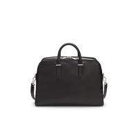 BOSS Borsone da viaggio in pelle con logo goffrato - Style Madison-B1_ST_SNBN, 50577975 Nero pz.