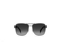 Hugo Boss Uomo Hugo Boss BOSS 1441/S ANS/WJ Occhiali da sole Acciaio Canna di fucile Grigio Squadrata Polarizzata Sfumato