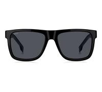Boss Boss 1647/s Occhiali Da Sole Uomo Nero Squadrato Grigio 55mm