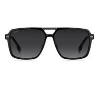 Boss Boss 1766/s Occhiali Da Sole Uomo Nero Squadrato Grigio 59mm