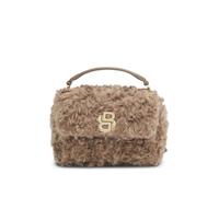 BOSS BOSS Borsa a spalla in peluche con tracolla a catena - Style B_ICON S Sh. Bag FUR, 50552195 Marrone chiaro pz.