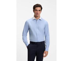 BOSS BOSS BY BECKHAM Camicia slim fit con colletto a contrasto - Style H-DAVID-spread-C2_DB, 50573132 Blu 41