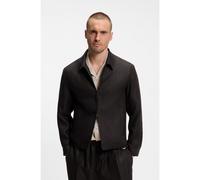 BOSS BOSS BY BECKHAM Giacca relaxed fit in lino - Style Wing-Jacket-262_DB, 50576251 Marrone scuro 52
