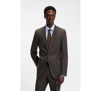 BOSS BOSS BY BECKHAM Giacca slim fit in misto lana - Style SB-SuitJacket-262_DB, 50563579 Marrone scuro 50