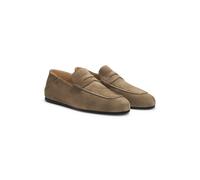 BOSS BOSS BY BECKHAM Mocassini penny in pelle scamosciata - Style Briann_L_sdpelo_DB, 50564521 Verde 44