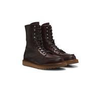 BOSS BOSS BY BECKHAM Stivali stringati in pelle - Style Keaton_Halb_vc_DB, 50572590 Marrone scuro 40