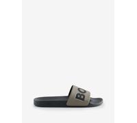 BOSS BOSS - Ciabatte con logo grande uk10eu44 Marrone