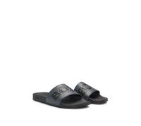 BOSS BOSS - Ciabatte con logo grande uk9eu43 Grigio