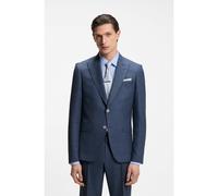 BOSS BOSS ONE Giacca slim fit in mohair, seta e lino - Style H-Huge-B1-Peak-262, 50562604 Blu 52