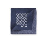 BOSS BOSS ONE Pochette da taschino in seta con stampa digitale - Style H-POCKET SQ. ONE, 50556356 Blu a motivi pz.