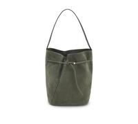 BOSS BOSS REVERS borsa a secchiello in pelle scamosciata con cinturino intrecciato - Style BOSS REVERS BUCKET S, 50567612 Verde scuro pz.