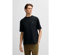 BOSS BOSS SELECTED BY SHOHEI OHTANI T-shirt in cotone mercerizzato con monogramma Double B - Style C-Tames 26, 50533343 Nero XS