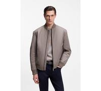 BOSS BOSS x ASTON MARTIN Bomber in twill idrorepellente - Style Cantin_AM, 50553642 Grigio chiaro 46