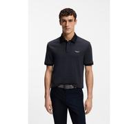 BOSS BOSS x ASTON MARTIN Polo in piqué di mohair e cotone - Style C-Prout 242_AM, 50553789 Blu scuro S