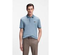 BOSS BOSS x ASTON MARTIN Polo in piqué di mohair e cotone - Style C-Prout 242_AM, 50553789 Celeste M