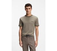 BOSS BOSS x ASTON MARTIN T-shirt in jacquard di mohair e cotone - Style C-Thompson 242_AM, 50553812 Marrone chiaro S