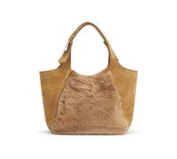 BOSS BOSS x Steiff Borsa tote in pelle con parte anteriore in pelliccia di mohair - Style Lenah BIGTote SF, 50554503 Beige pz.