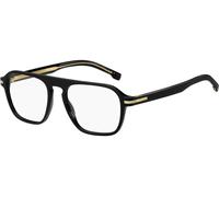 BOSS BOSS1510 807, Nero, ECO acetate, Uomini occhiali 52