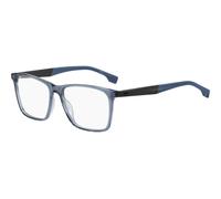 Hugo Boss Uomo BOSS 1582 PJP Montature da vista Acetato Blu Squadrata
