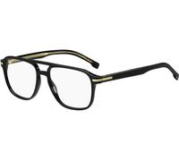 BOSS BOSS1600 807, Nero, ECO acetate, Uomini occhiali 54