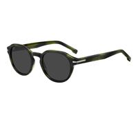 HUGO BOSS Occhiali da uomo, Verde Horn, 50/22/145