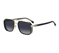 BOSS BOSS1724/S 2M2/9O, Nero, Steel, Uomini occhiali da sole 55