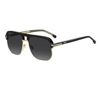 BOSS BOSS1752/S 2M2/9O, Nero, Steel, Uomini occhiali da sole 59