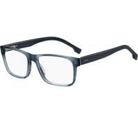 BOSS BOSS1762 38I, Blu, ECO acetate, Uomini occhiali 56