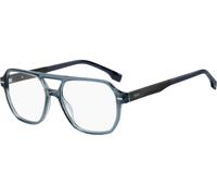 BOSS BOSS1843 PJP, Blu, ECO acetate, Uomini occhiali 56