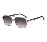 BOSS BOSS1846/G/S 8OQ/PR, Argento, Steel, Uomini occhiali da sole 58