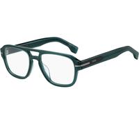 BOSS BOSS1854/G ZI9, Blu, ECO acetate, Uomini occhiali 53