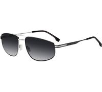 BOSS - Occhiali da sole navigator nero opaco/argento One Size