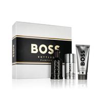 Boss Bottled Parfum 100 ml + DST 75 ml + gel doccia 100 ml variante Black Stripe Cover