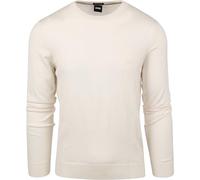 BOSS Pullover 'Botto' bianco lana, Taglia M