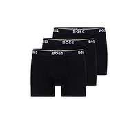 BOSS Boxer 3P Co/El, Boxer Da Uomo, Nero (Black 404), S, da Uomo