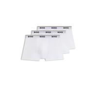 BOSS Boxer corti in confezione da tre - Style Trunk 3P Power, 50475274 Bianco M