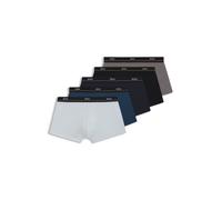 BOSS Boxer corti in cotone elasticizzato con elastico in vita con logo in confezione da cinque - Style Trunk 5P Essential, 50531660 Nero / Grigio / Blu XL