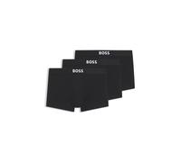 BOSS Boxer corti in cotone elasticizzato in confezione da tre - Style Trunk 3P BOSS ONE, 50544263 Nero L