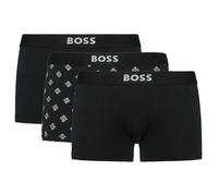 BOSS Boxer Corti Uomo In Cotone Elasticizzato In Confezione Da Tre50549832 Nero