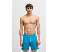 BOSS Boxer da mare ad asciugatura rapida con logo stampato - Style Starfish, 50514429 Turchese S
