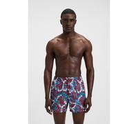 BOSS Boxer da mare con fodera interna integrale e stampa della stagione - Style Piranha, 50508844 Rosso S