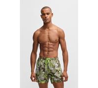 BOSS Boxer da mare con fodera interna integrale e stampa della stagione - Style Piranha, 50508844 Verde L