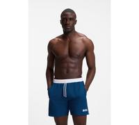 BOSS Boxer da mare con logo a contrasto e profili - Style Starfish, 50514429 Blu L