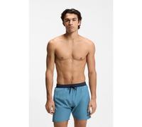 BOSS Boxer da mare con logo a contrasto e profili - Style Starfish, 50514429 Turchese M