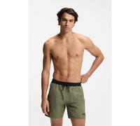 BOSS Boxer da mare con logo a contrasto e profili - Style Starfish, 50514429 Verde XL