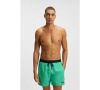 BOSS Boxer da mare con logo a contrasto - Style Starfish, 50514429 Verde XXL